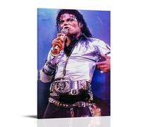 BJHIHSX Dancer Star Michael Jackson Collection Art Poster Decorative Painting Canvas Wall Art Living Room Poster Bedroom Painting 12 x 18 Inch (30 x 45 cm)