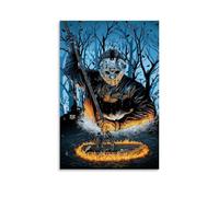 BJHIHSX Friday The 13th Main Character Fanart Poster Decorative Painting Canvas Wall Posters And Art Picture Print Modern Family Bedroom Decor Posters 16x24inch(40x60cm)