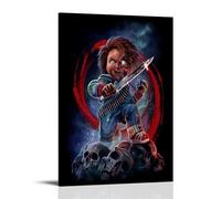 BJHIHSX Horror Child's Play Fan Art Poster Decorative Painting Canvas Wall Posters And Art Picture Print Modern Family Bedroom Decor Posters 12x18inch(30x45cm)