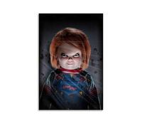 BJHIHSX Horror Movie Child's Play Characters Poster Decorative Painting Canvas Wall Posters And Art Picture Print Modern Family Bedroom Decor Posters 12x18inch(30x45cm)