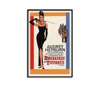 BJHIHSX Movie Breakfast at Tiffany's Heroine Art Poster Decorative Painting Canvas Wall Posters And Art Picture Print Modern Family Bedroom Decor Posters 08x12inch(20x30cm)