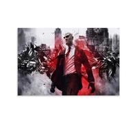BJHIHSX Movie Hitman Agent 47 Main Character Fanart Poster Decorative Painting Canvas Wall Posters And Art Picture Print Modern Family Bedroom Decor Posters 08x12inch(20x30cm)