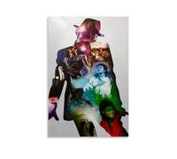 BJHIHSX Singer Michael Jackson Art Poster Decorative Painting Canvas Wall Art Living Room Poster Bedroom Painting 12 x 18 Inch (30 x 45 cm)