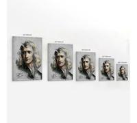 BJHIHSX Sir Isaac Newton Art of Quotes Poster Decorative Painting Canvas Wall Posters And Art Picture Print Modern Family Bedroom Decor Posters 20x30inch(50x75cm)