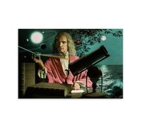 BJHIHSX Sir Isaac Newton Art Poster Decorative Painting Canvas Wall Posters And Art Picture Print Modern Family Bedroom Decor Posters 08x12inch(20x30cm)