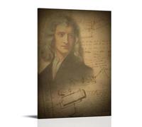 BJHIHSX Sir Isaac Newton Art Poster Poster Decorative Painting Canvas Wall Posters And Art Picture Print Modern Family Bedroom Decor Posters 12x18inch(30x45cm)