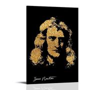 BJHIHSX Sir Isaac Newton Character Portrait Art Poster Decorative Painting Canvas Wall Posters And Art Picture Print Modern Family Bedroom Decor Posters 20x30inch(50x75cm)