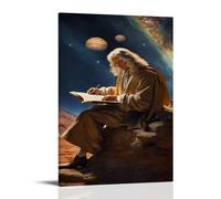 BJHIHSX Sir Isaac Newton Fan Art Poster Decorative Painting Canvas Wall Posters And Art Picture Print Modern Family Bedroom Decor Posters 16x24inch(40x60cm)