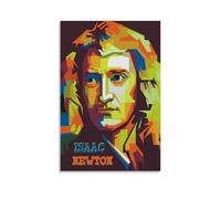 BJHIHSX Sir Isaac Newton Pop Fan Art Poster Decorative Painting Canvas Wall Posters And Art Picture Print Modern Family Bedroom Decor Posters 24x36inch(60x90cm)