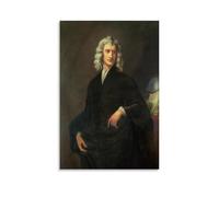 BJHIHSX Sir Isaac Newton Portrait Painting Poster Decorative Painting Canvas Wall Posters And Art Picture Print Modern Family Bedroom Decor Posters 08x12inch(20x30cm)