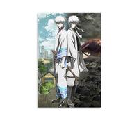 BJHIHSX The Present And Past of Gintama Sakata Gintoki Poster Decorative Painting Canvas Wall Art Living Room Poster Bedroom Painting 12 x 18 Inch (30 x 45 cm)