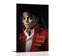 BJHIHSX The Singer Michael Jackson Art Poster Decorative Painting Canvas Wall Art Living Room Poster Bedroom Painting 08 x 12 Inch (20 x 30 cm)