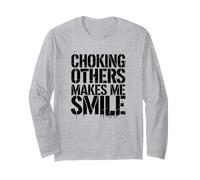 BJJ Choke Submission Meme Quote Long Sleeve T-Shirt
