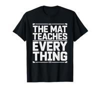 BJJ Dad Who Teaches Life Lessons Through Jiu Jitsu Mat T-Shirt