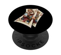 BJJ King Back Control Diamond PopSockets Adhesive PopGrip
