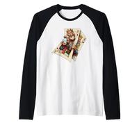 BJJ King Back Control Diamond Raglan Baseball Tee