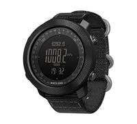 BJJH Outdoor North Edge Apache Men's Sports Watch Digital Wristwatch 5ATM Waterproof Tactical Watch Stop Watch for Swimming Running Hiking (Black)