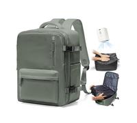 BJLFS Vacuum Backpack 40 x 30 x 20 Hand Luggage Backpack 40 x 20 x 25 for Ryanair Wizzair Travel Backpack Women's Vacuum Hand Luggage Aeroplane Easyjet 45 x 36 x 20 Waterproof Backpack Men, A04 Green