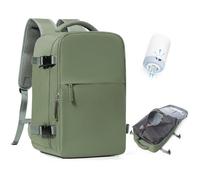 BJLFS Vacuum Backpack For Travel With Pump Ryanair Cabin Bags 40x30x20 Vacuum Compression Hand Luggage Backpack Easyjet Wizzair Vueling Carry On Bag Lightweight Travel Daypack with Laptop Compartment