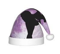 BJNGHKLN Ballerina Dance Print Christmas Hat For Kids Festive Christmas Party Hat Xmas Holiday Decorations Hat
