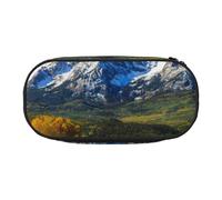 BJNGHKLN Countryside Road Print Pencil Pouch for Kids Fun Pencil Case Pouch for Girls Large Pen Case with Zipper, Portable Pencil Bag Holder for School Sudent Teacher Stationery