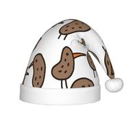 BJNGHKLN Kiwi Birds Cute Print Christmas Hat For Kids Festive Christmas Party Hat Xmas Holiday Decorations Hat