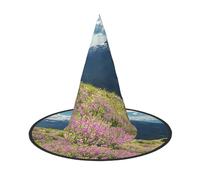 BJNGHKLN Mountains Print Halloween Witch Hat For Women Party Hat For Halloween Festivities Cosplay Costume Ensemble