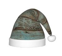 BJNGHKLN Rustic Old Barn Wood Print Christmas Hat For Kids Festive Christmas Party Hat Xmas Holiday Decorations Hat