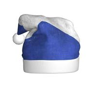 BJNGHKLN Scottish Print Santa Hat For Adults Festive Christmas Party Hat Xmas Holiday Decorations Hat
