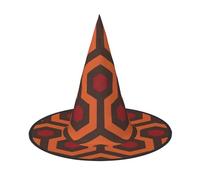 BJNGHKLN Shining Overlook Print Halloween Witch Hat For Women Party Hat For Halloween Festivities Cosplay Costume Ensemble