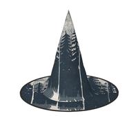 BJNGHKLN Wilderness Fox Art Print Halloween Witch Hat For Women Party Hat For Halloween Festivities Cosplay Costume Ensemble