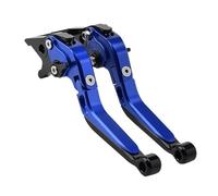 BJNMJDM Motorcycle Clutch levers Fit for SYM GTS 125 200 250 300 JOYMAX 125i 200i 250i 300i Brake Lever Set, Adjustable Handle Levers Motor Bike Parts(Blue-Black)