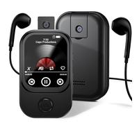 BJNN 64GB MP3 Player Bluetooth 5.4, Ultra Slim Music Player IPS Colour Screen, Mini Music Player with Photo Viewer, Video Play, FM Radio, Voice Recorder, E-Book Reader, Sports