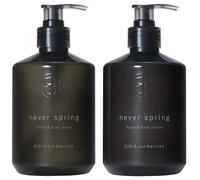 Björk and Berries - Never Spring Hand & Body Care Duo - Bodylotion & Cream