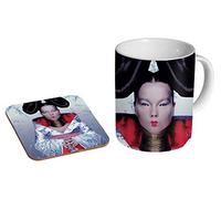Björk Bjork Homogenic Ceramic Coffee MUG + Coaster Gift Set
