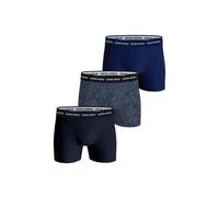 Björn Borg 3 Pack Cotton Stretch Boxers - Black/Navy/Light Blue Print