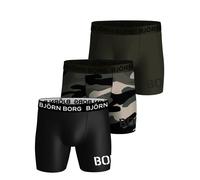 Björn Borg - 3 Pack Performance Boxer - Army Color