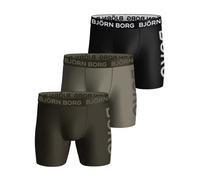 Björn Borg | Bjorn Borg PERFORMANCE BOXER 3P, Boxer Briefs for Men, Training Underwear, Multi-Packs Available, Size S