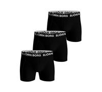 Björn Borg Boxer Shorts Mens 3 Pack Cotton Stretch Black