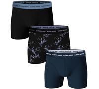 Bjorn Borg Boxers Cotton Stretch 3-Pack Dark Blue Black Blue size M
