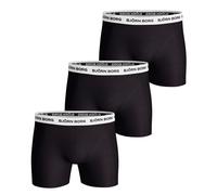 Cotton stretch boxer shorts Björn Borg (x3) Noir 2XL