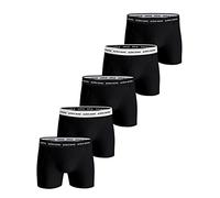 Björn Borg Men's Boxer Shorts, Cotton Stretch 5-Pack Sammy Solid, Black, L