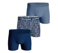Björn Borg Men's Boxers, 3-Pack - Cotton Stretch Trunks, Big Logo, Un...