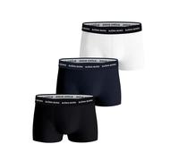 Björn Borg Men's Cotton Stretch Trunks 3 Pack - Black / Blue / White