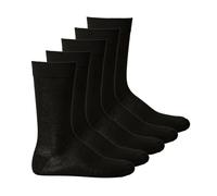 Björn Borg Unisex Socks 5-Pack - Basic Ankle Socks, Essential Black 41-45