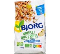Bjorg Organic Fruit Muesli 750 g