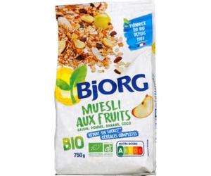 Bjorg Organic Fruit Muesli 750 g