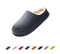 Bjork Cloud Slippers, Bjork Original Women's Slip On Slippers, Unisex Winter Cozy Fashion Casual Home Shoes (Dark Gray, Adult, Women, 5, Numeric Range, UK Footwear Size System, 6, Medium)