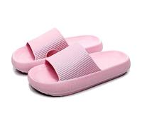 Bjork Sliders for Women Men, Quick Dry Shower Pillow Cloud Slippers Super Soft Massage House Slides (Pink, Adult, Women, 6.5, Numeric Range, UK Footwear Size System, 7, Medium)