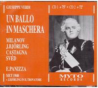 BJORLING JUSSI (tenore) - Verdi: Un Ballo in Maschera